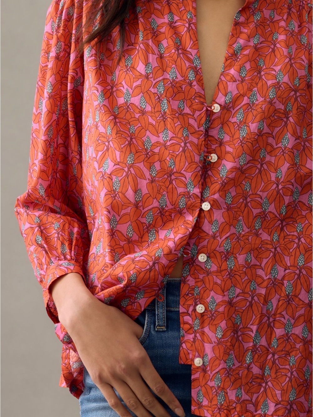 Birds of Paradise by Trovata Quincy Blouse Anthropologie
